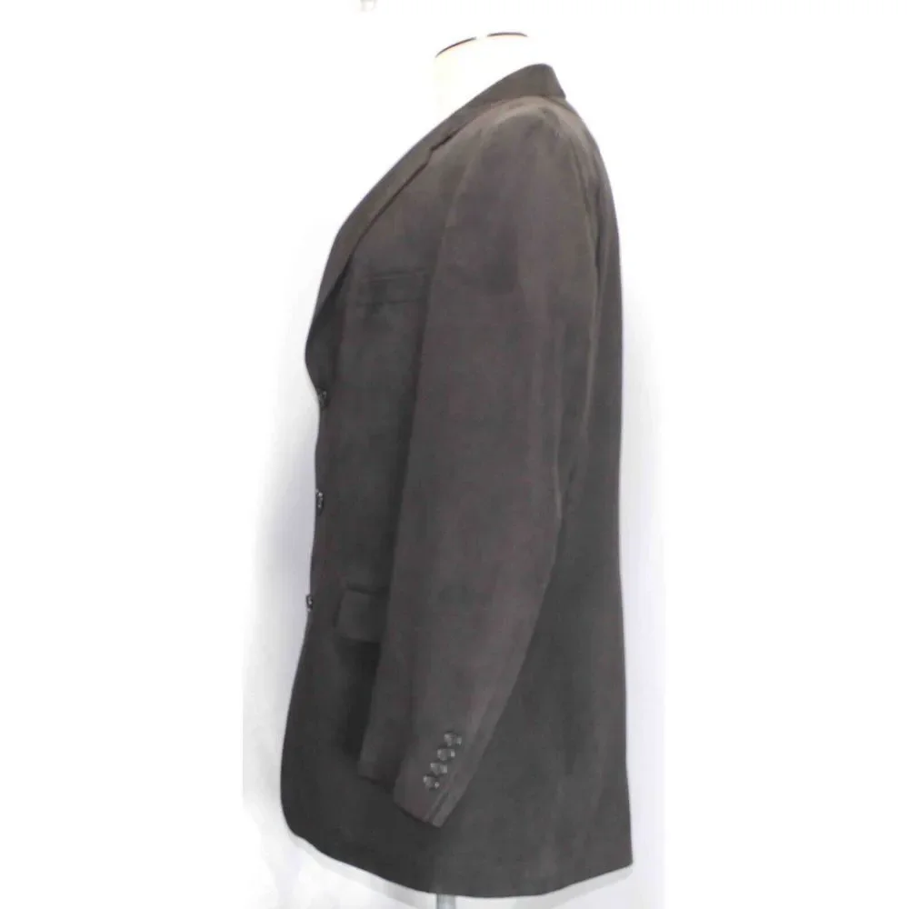 Ralph Lauren Blue Label Dark Brown‎ Blazer Sport Coat Mens Size 46 Long